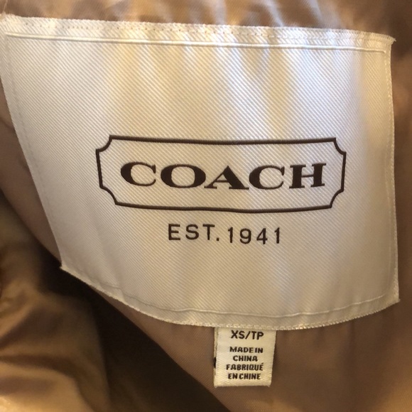 NWOT Coach Monogram Black coat - Picture 14 of 17